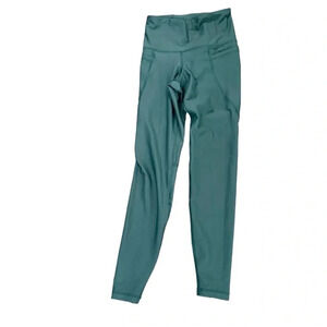 Old Navy Active Powersoft Go-Dry High Rise Dark Green Leggings Size XS GUC